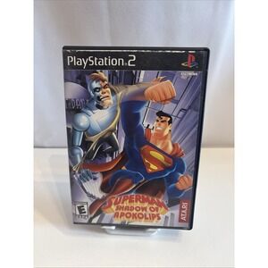 Superman Shadow of Apokolips PlayStation 2 2002 PS2 Tested Glitches Sometimes
